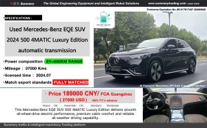 Used Mercedes‑Benz EQE SUV 2024 500 4MATIC Luxury Edition automatic transmission